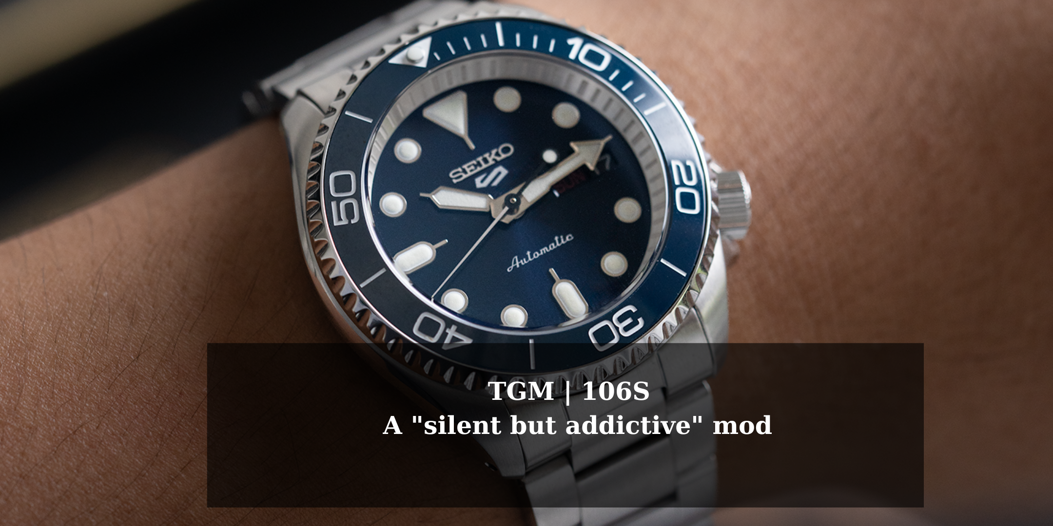 TGM I 106S – When Seiko Mod Intersects Mechanics and Contemporary Fashion