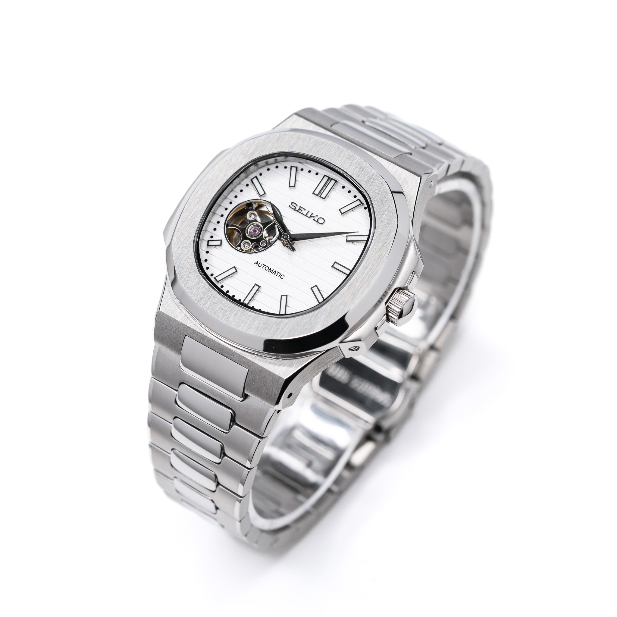 TGM Square Striped White